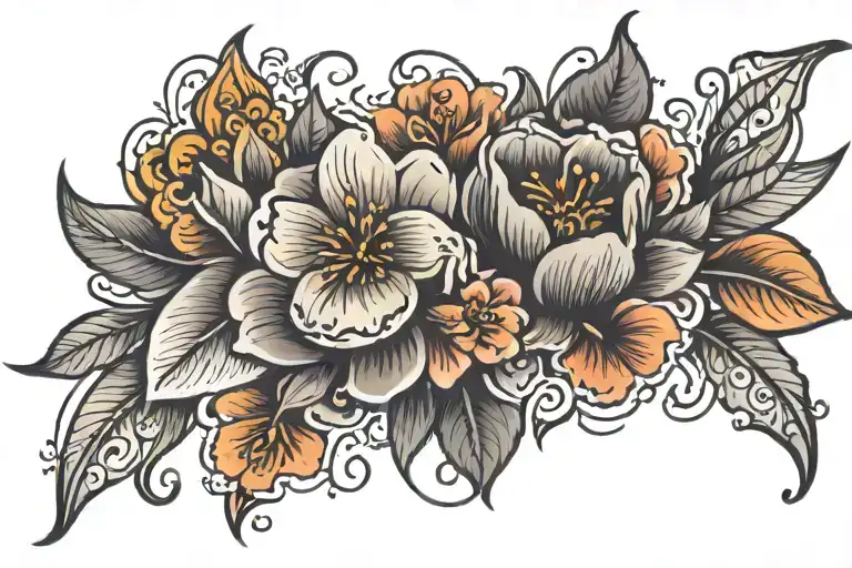 A Wrist Cover Up Tattoo Flower Blooms