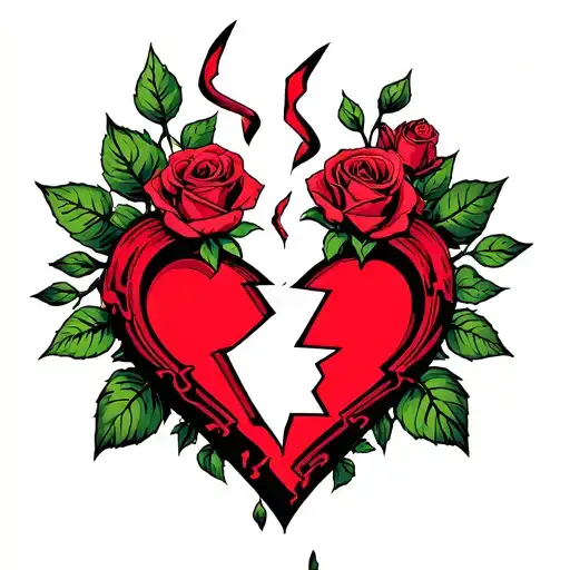 Broken Hearts And Roses Surrounding