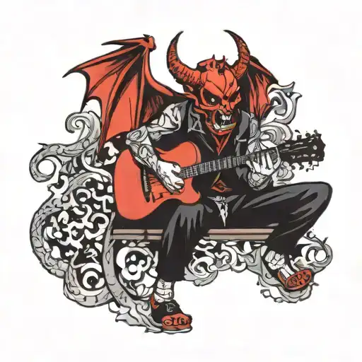 Devil Playing Guitar