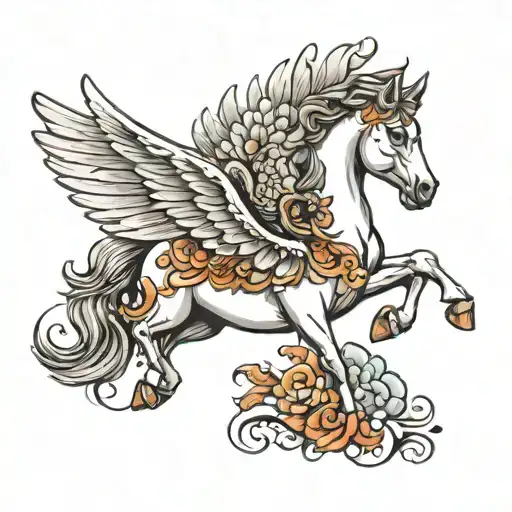 Pegasus Horse With Wings
