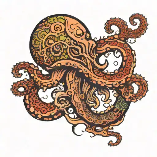 Kraken Sleeve Tattoo With Space For Other