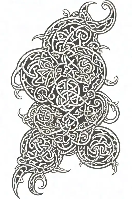 Celtic Pattern With Elements
