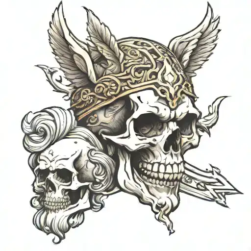 Skull And Zeus