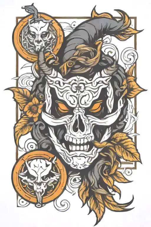 Capricorn Zodiac Sign Intertwined