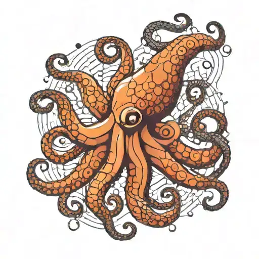 Geometric Octopus Tentacles