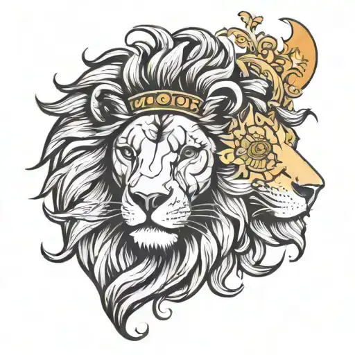 Lion And Sun