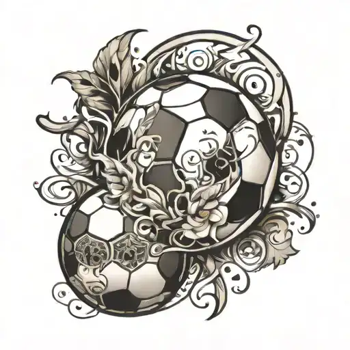 Soccer Ball Surrounded