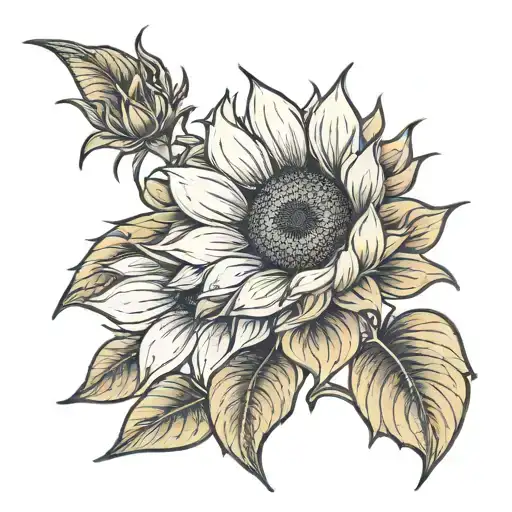 Sunflower Blooming