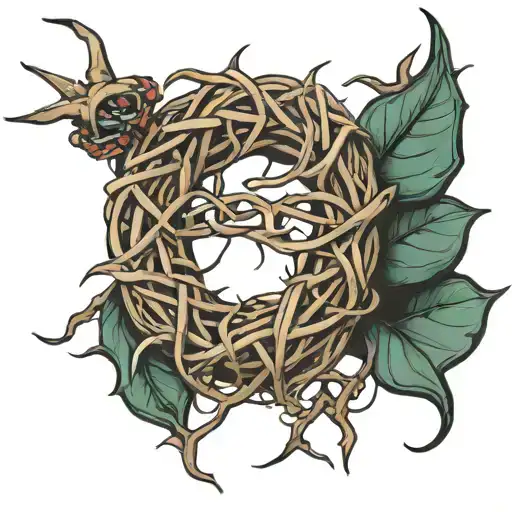 Crown Of Thorns Intertwined