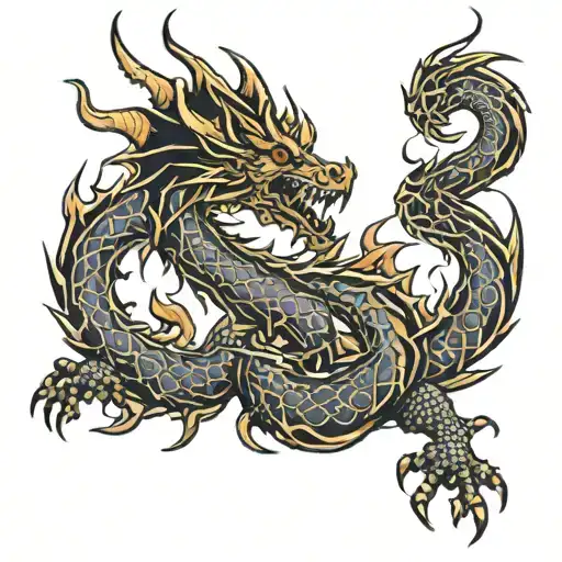 Generate Dragon Tattoo On Forearm