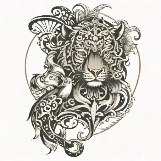 Symbolize Not Caring How People See You With Animals On Either My Arm Or Leg And Medium Size