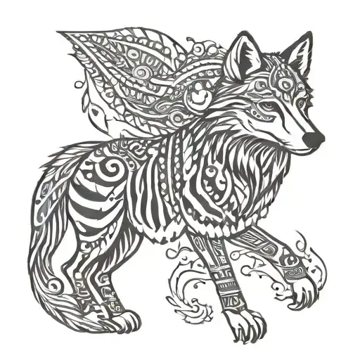 Wolf Of Ethiopia Country In Africa