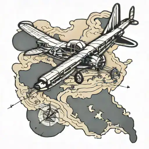 Map Airplane
