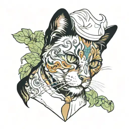 Cat Scientist Analyzing