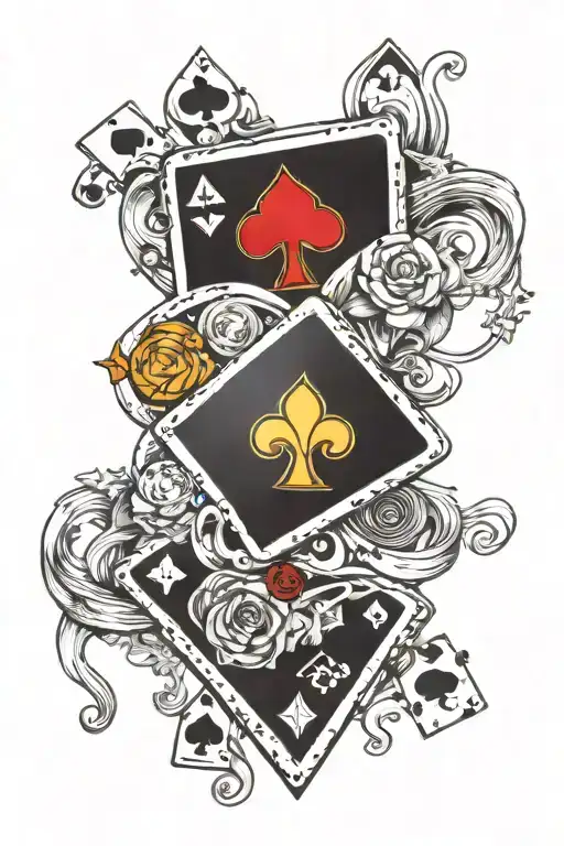 Cards And Gambling Poker Money Casino Arm Theame
