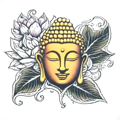 Lotus Budda Head