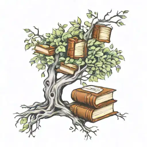 Whispy Tree And Books