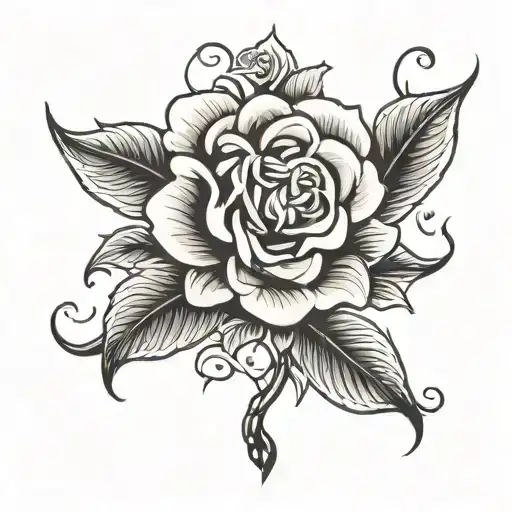 R Shaped Rose