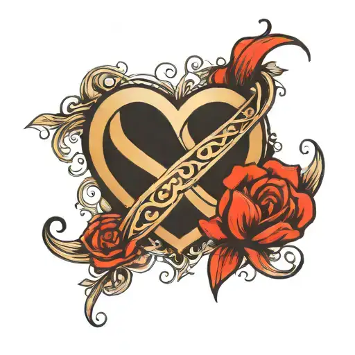 Infinity Symbol With Heart