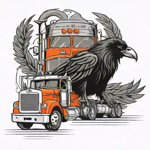 Raven 18 Wheeler Semi Truck
