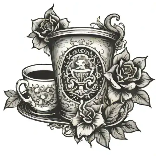 Friends Picture Frame With Geller Cup Inside The Frame