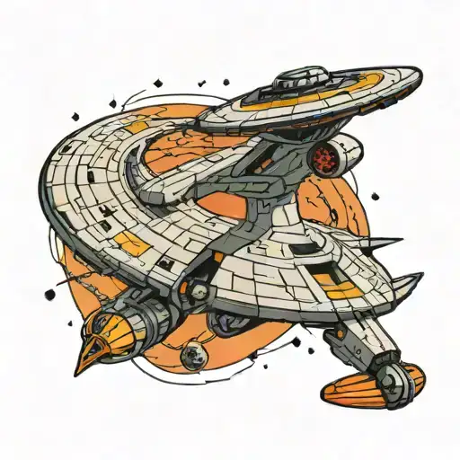 Star Trek Enterprise Ship