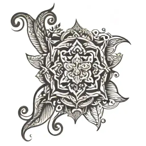 Hindu Forearm Tatoo Inspired For Men