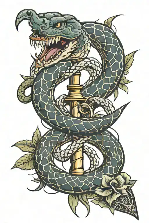 Snake And Dagger Going