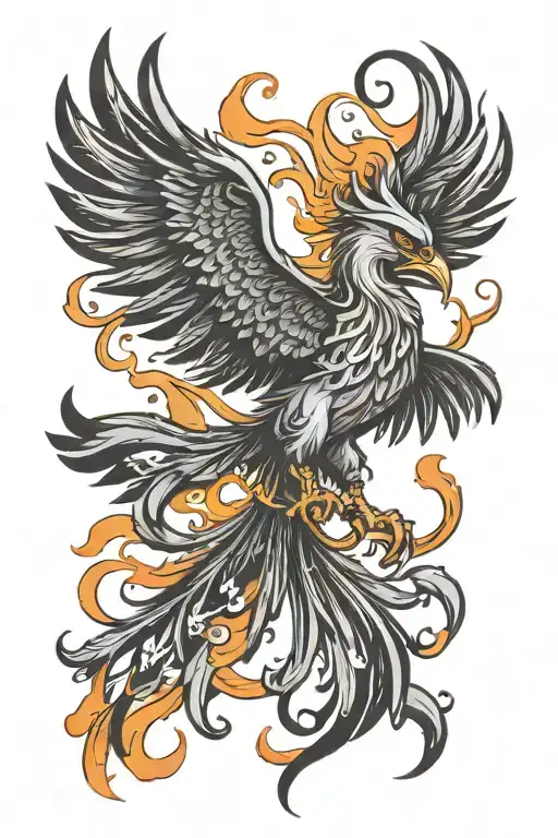 Phoenix With Flame-like Plumage