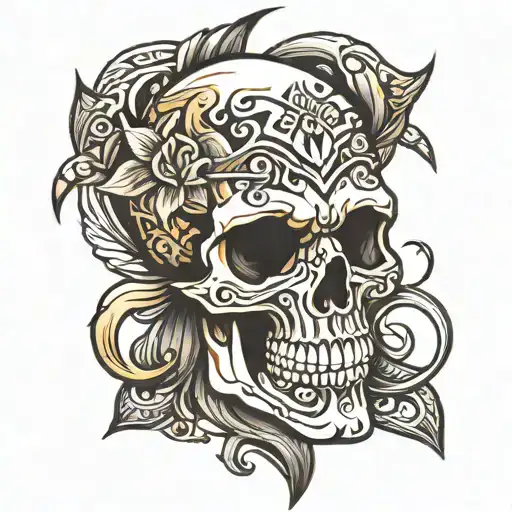 Skull Tribal