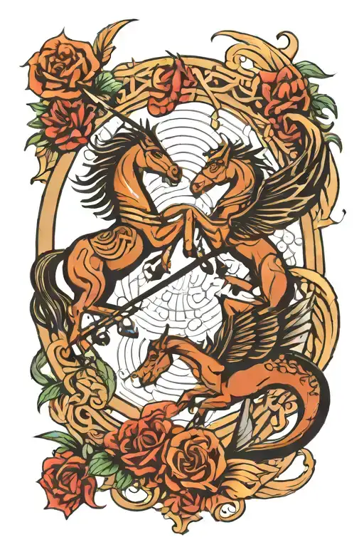 Sagittarius And Scorpio Zodiac Symbol