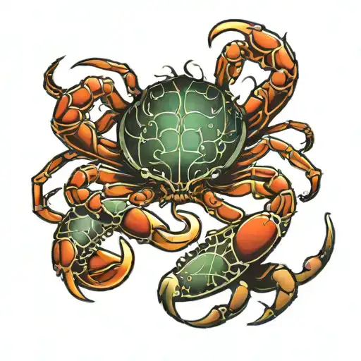 Scorpion And Crab