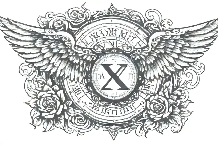 Roman Numeral Wings
