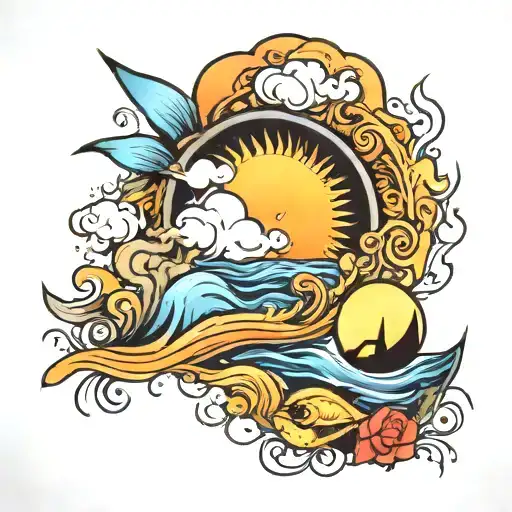 Sun And Sea And Land