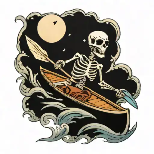 Skeleton Canoeing