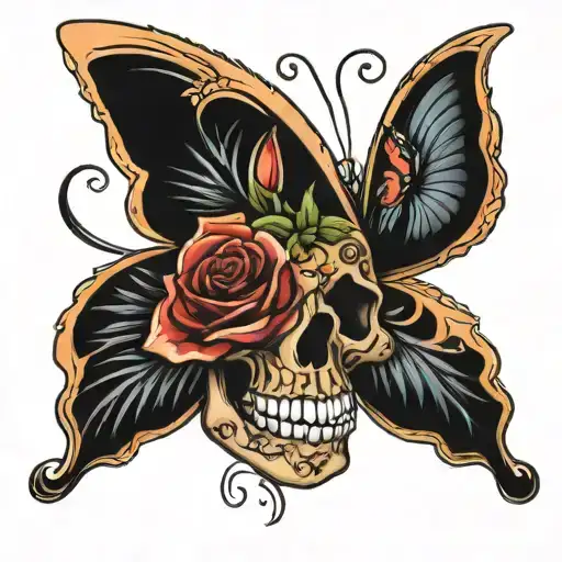 Mexican Skull Butterfly