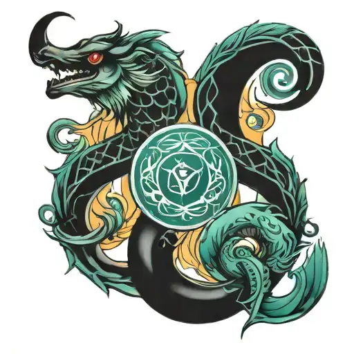 Pisces And Capricorn Symbol