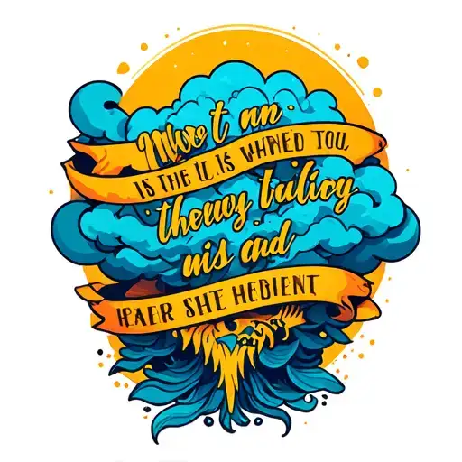 Bible Verse With Cloud Storm