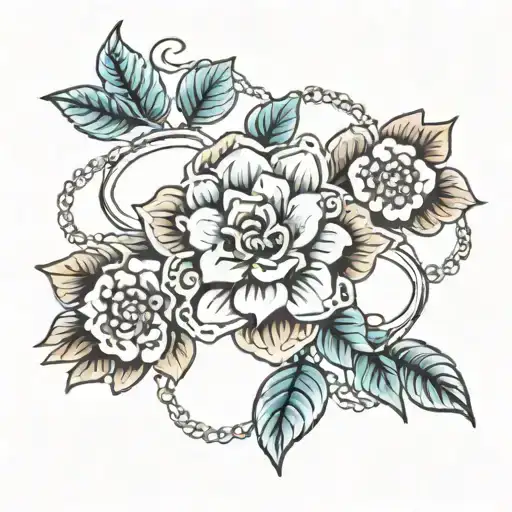 Flower Anklet Bracelet