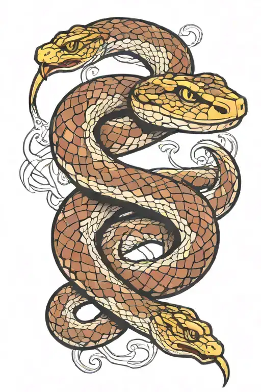 Snake Intertwined