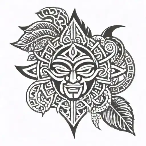 Polynesian Tattoo Symbolize Brotherhood For Hand