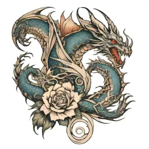 Temis Et Dragon Wrapped