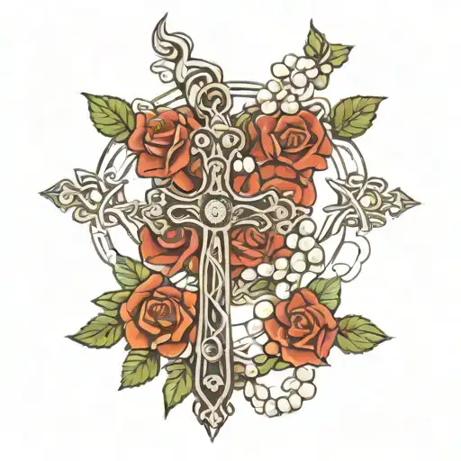 Rosary Going Around Forearm