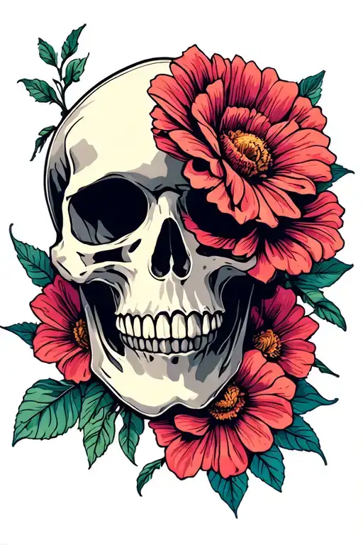 Skull Flower Metal Music