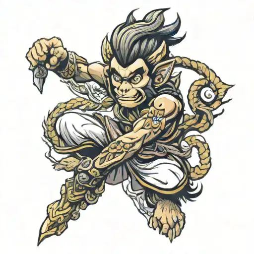 Monkey King Wukong Arm Sleeve