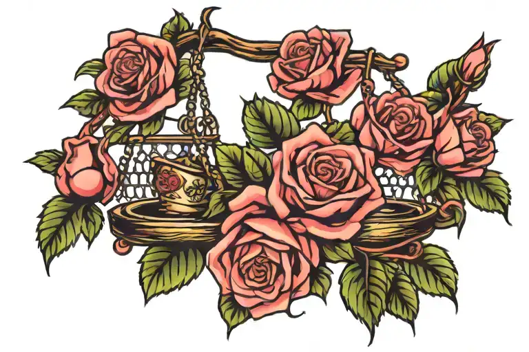 Cherry Tree Or Color Roses 777 Porch Swing