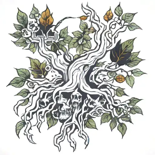 Poison Tree Roots Growing