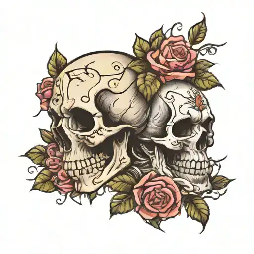 Skull And Roses