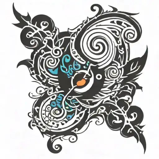 Semicolon Tattoo Men Sleeve