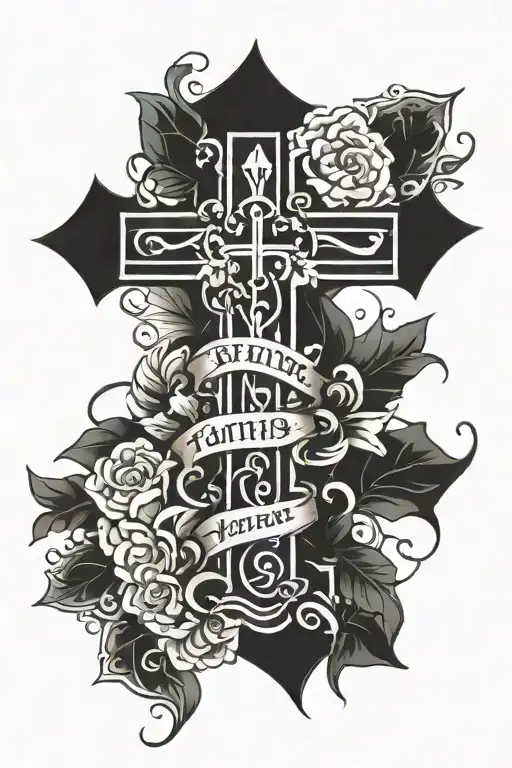 Cross And Words Let You Faith Be Bigger Than You Fears